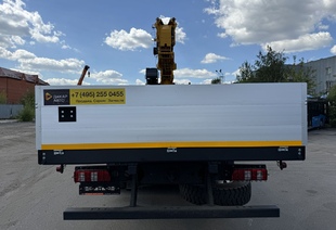 JAC N350 6×4 (35т) КМУ SQS 350-5 (14т) БОРТ 7,5×2,55×0,6м